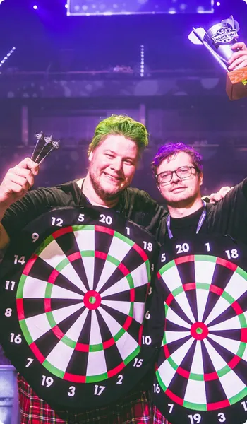 Thumbnail für den Trailer der Influencer Darts WM 2025.